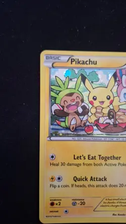 Pikachu - XY95 - Cosmos Holo - Black Star Promo - Pokemon Card - LP - Image 4