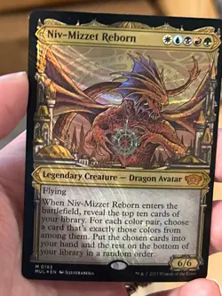 MTG Halo Foil Niv-Mizzet Reborn March of the Machine 0183 Near Mint - Image 1