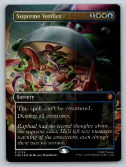 Supreme Verdict (Borderless) Commander: Teenage Mutant Ninja Turtles Foil - Image 1