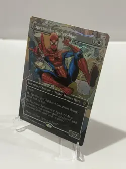 Magic the Gathering Spectacular Spider-Man R 0014 Foil Full Art Borderless, SPM - Image 2