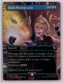 Flash Photography (Borderless) Commander: Final Fantasy Foil - Image 1