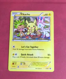 Pokemon Pikachu TCG XY95 Black Star Promo Holo Card Near Mint Condition - Image 1