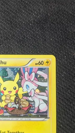 Pokemon Pikachu TCG XY95 Black Star Promo Holo - Image 2