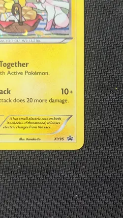 Pokemon Pikachu TCG XY95 Black Star Promo Holo - Image 3
