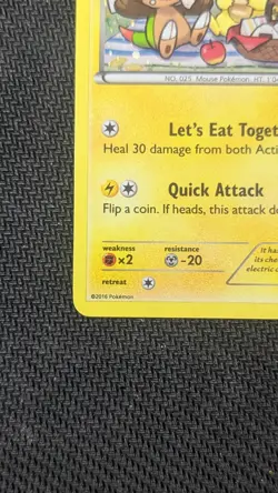 Pokemon Pikachu TCG XY95 Black Star Promo Holo - Image 4