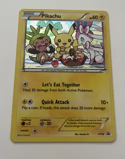 Pokemon Pikachu TCG XY95 Black Star Promo Holo LP-NM - Image 1