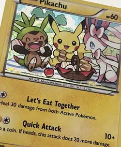 Pokemon Pikachu TCG XY95 Black Star Promo Holo LP-NM - Image 5