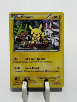 Pokemon Pikachu TCG XY95 Black Star Promo Holo Card Near Mint Condition - Image 1