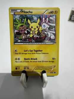 Pokemon Pikachu TCG XY95 Black Star Promo Holo Card Near Mint Condition - Image 2