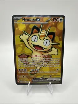 Pokemon TCG Perfect Order Meowth Ex Full Art 107/088 - Image 1