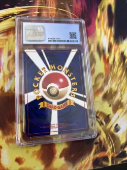 Pokemon TCG Charizard No.006 Japanese Base Set with swirl! CGC 8 - Image 4