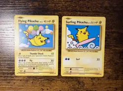 Pokemon TCG - Flying Pikachu & Surfing Pikachu Evolutions 20th Anniversary - Image 1