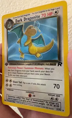 Pokemon TCG TR: Dark Dragonair & Dark Dragonite - Uncommon/ Rare 1st Editions NM - Image 4