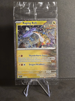 x4 Raging Bolt 111/142 Best Buy Stamped Promo SEALED - Stellar Crown Pokemon NM - Image 1