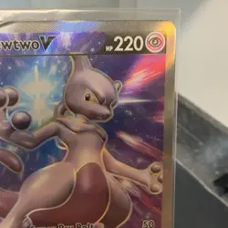 Pokemon TCG Mewtwo V SWSH229 Sword & Shield Full Art Holo Promo (SEALED) - Image 5