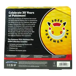 Pokemon TCG: Pokemon Day 2026 Collection Box - 30th Anniversary -Factory Sealed - Image 2