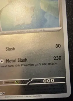 Aegislash 058/088 Reverse Holo Uncommon Mega Evolution Perfect Order Pokemon TCG - Image 5