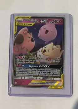 Pokemon TCG Togepi & Cleffa & Igglybuff Tag Team GX Cosmic Eclipse 143/236 - Image 1