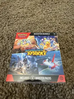 Pokemon TCG Surging Sparks Booster Bundle (6 Packs) Factory Sealed! - Image 1