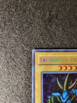 Yu-Gi-Oh! Legend of Blue-Eyes - Tri-Horned Dragon LOB-000 1st Ed. Asian-English - Image 3