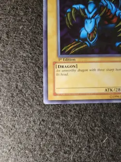 Yu-Gi-Oh! Legend of Blue-Eyes - Tri-Horned Dragon LOB-000 1st Ed. Asian-English - Image 5