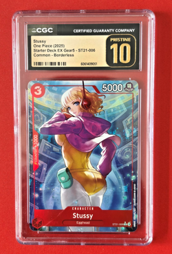 STUSSY #ST21-006 (C) (ALT ART) STARTER DECK 21 EX-GEAR 5 CGC PRISTINE 10 - Image 1