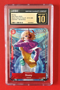 STUSSY #ST21-006 (C) (ALT ART) STARTER DECK 21 EX-GEAR 5 CGC PRISTINE 10 - Image 2