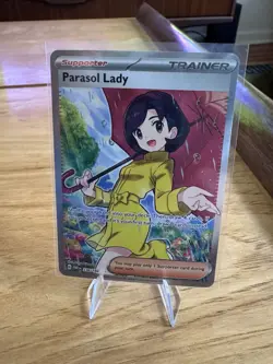 Parasol Lady 238/182 Paradox Rift Full Art Ultra Rare Holo Card - Image 1