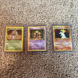Vintage Pokemon Card lot - 3 Card lot - Image 1