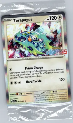 Sealed - Terapagos - 161/191 - Horizons - Pokemon Card - Image 1