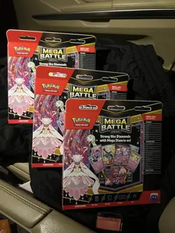 Pokemon Mega Diancie ex Battle Deck 60 Cards Foil Playmat English - Image 2