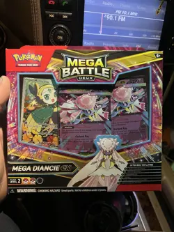 Pokemon Mega Diancie ex Battle Deck 60 Cards Foil Playmat English - Image 3