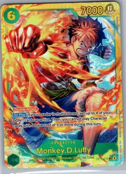 Monkey.D.Luffy OP13-118 SEC English Carrying On His Will - One Piece Card - NM - Image 1