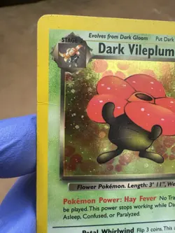 Dark Vileplume - 13/82 - Pokemon Team Rocket Unlimited Holo Rare Card WOTC LP - Image 2