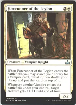 Forerunner of the Legion - Rivals of Ixalan #9 LP Magic mtg - Image 1