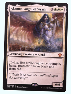 Akroma Angel of Wrath, Commander 2020, NM Near Mint, Magic the Gathering MTG - Image 1