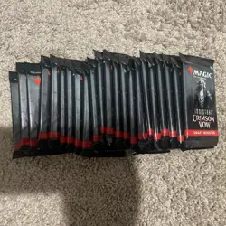 Lot of 22 Magic: The Gathering Innistrad Crimson Vow Draft Booster Packs Sealed - Image 1