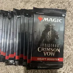 Lot of 22 Magic: The Gathering Innistrad Crimson Vow Draft Booster Packs Sealed - Image 2