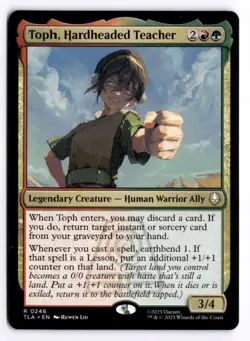 Magic: The Gathering Avatar: TLA Toph, Hardheaded Teacher - Image 1