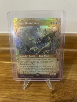 Helga, Skittish Seer (Showcase) #332 (NM) Bloomburrow BLB Magic MTG FOIL - Image 1