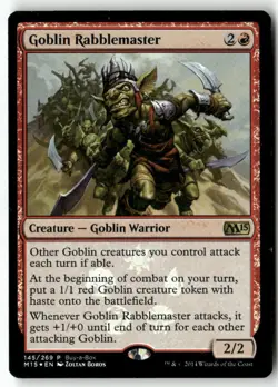 MTG Goblin Rabblemaster Buy-A-Box Promos LP Magic The Gathering - Image 1