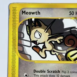 Meowth 121/165 Expedition Base Set Regular Non Holo Pokemon - Image 2