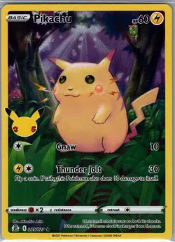 Pikachu 005/025 Celebrations - Pokemon Card - NM - Image 1