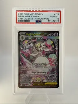 Pokemon TCG: Mega Gardevoir ex 178/132 (MEG 2025) PSA 10 - Special Illustr Rare - Image 1