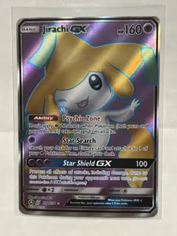 Pokemon TCG Jirachi GX 079A/236 Alternate Full Art Unified Minds Promo Card - Image 1
