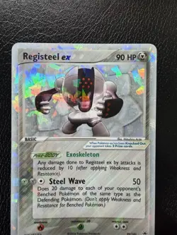 Pokemon TCG Registeel EX 99/101 Hidden Legends Cracked Ice Holo Rare LP/MP - Image 2