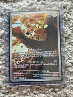 2026 Pokemon Perfect Order Dedenne 093/088 Illustration Rare English ME03 NM - Image 3