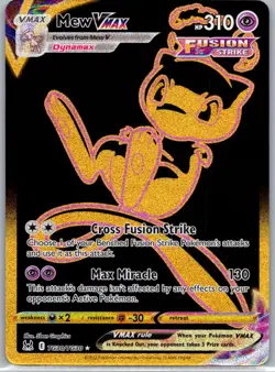 Pokemon TCG Mew VMAX TG30 Lost Origin Holo NM - Image 1
