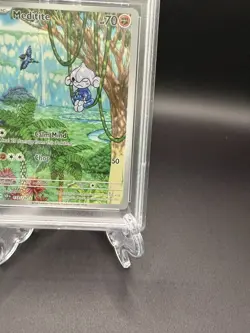 2024 POKEMON SCR EN-STELLAR CROWN ILLUSTRATION RARE #153 MEDITITE PSA 9 - Image 5