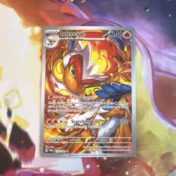 Pokemon TCG Infernape 173/167 Twilight Masquerade Illustration Rare Holo Stage … - Image 1